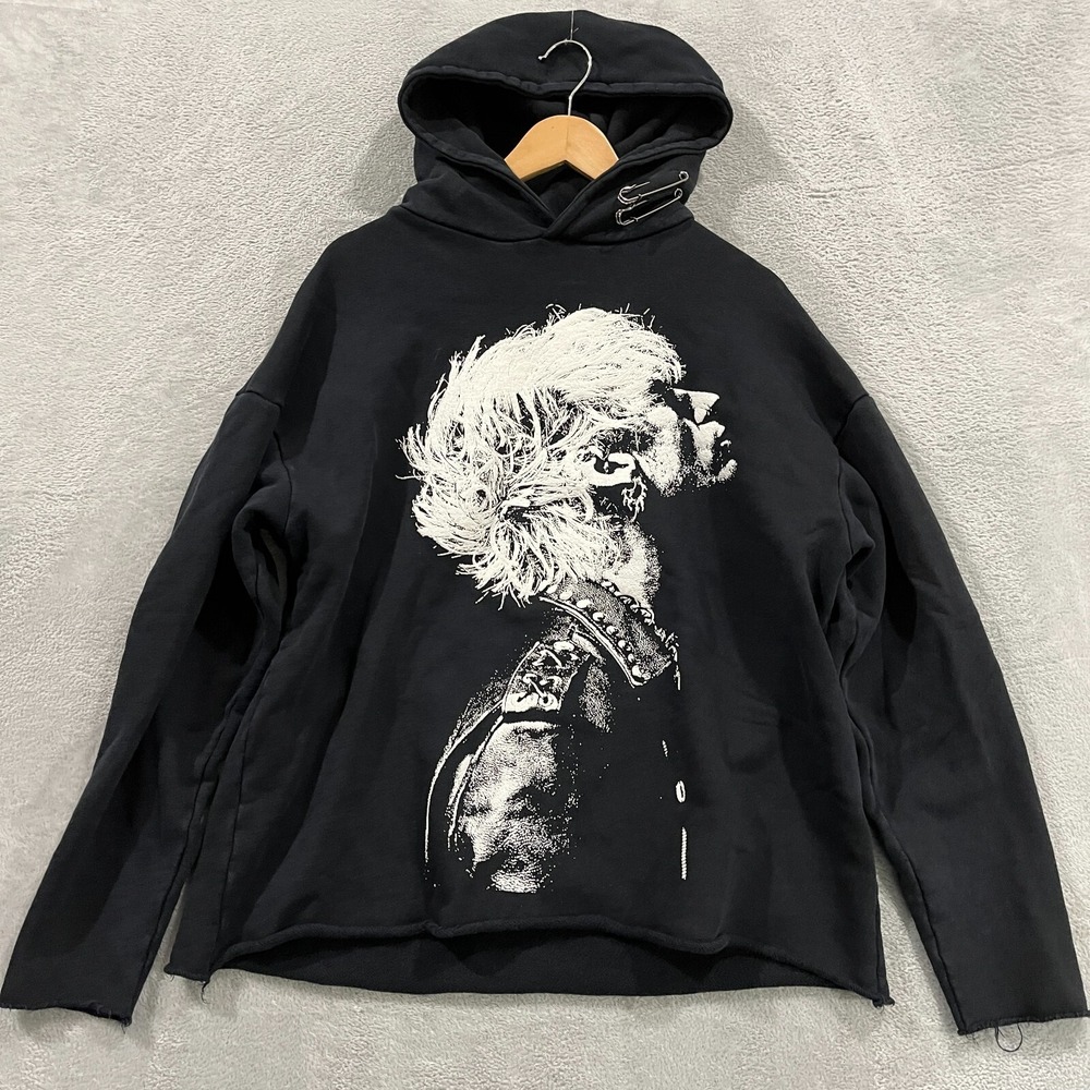 XX Hoodie Men's Medium Pullover Mainstream Sellout Black Grunge Y2K‎ Goth